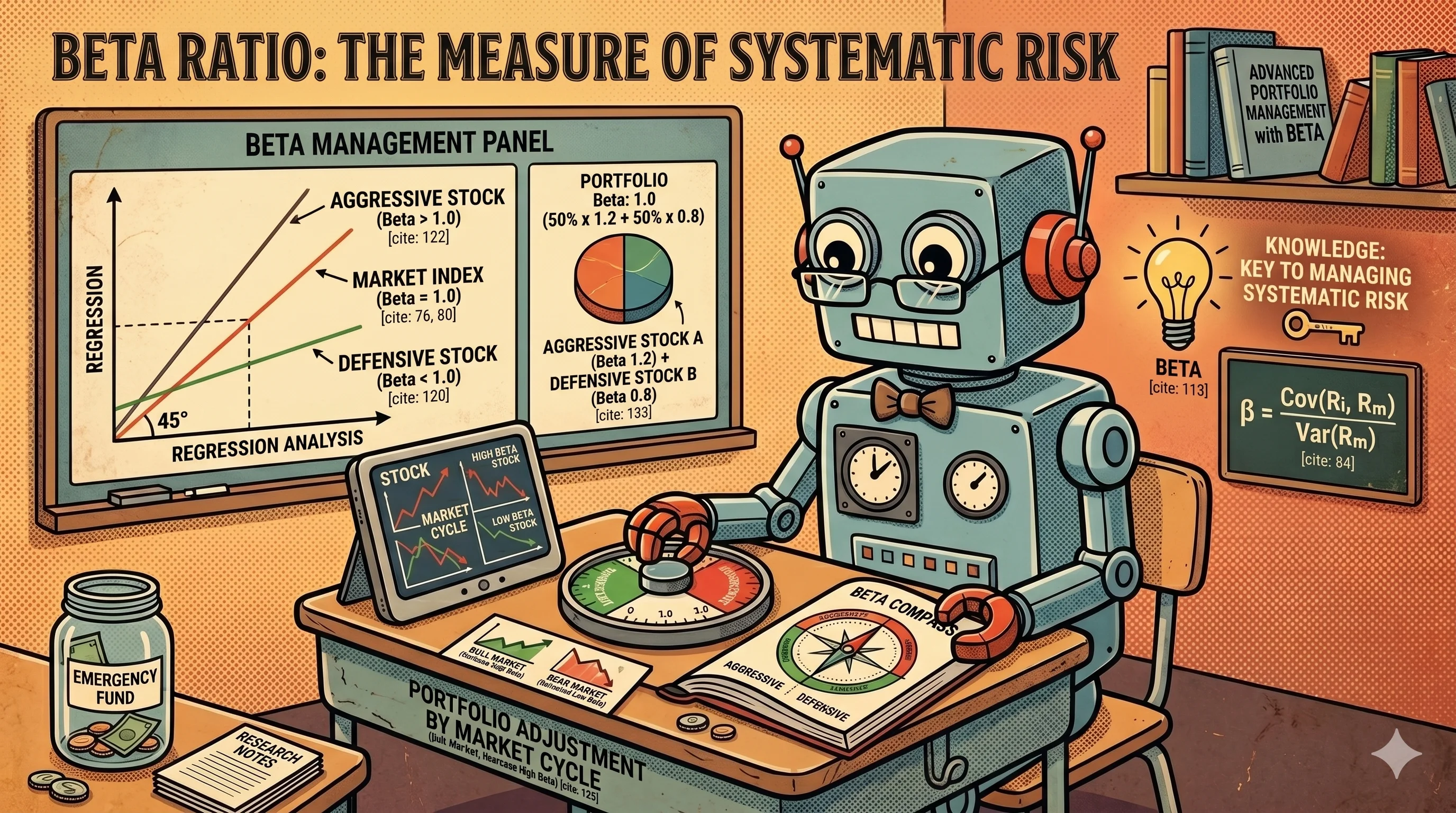 Beta Coefficient: A Measure of Systematic Risk and Applications in Portfolio Management