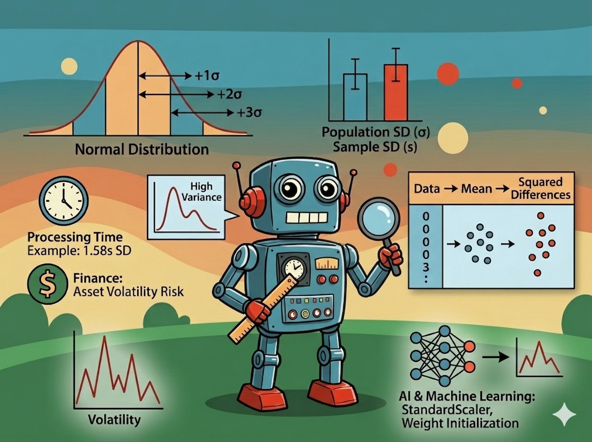 Standard Deviation: Quantifying Uncertainty in the Data Era